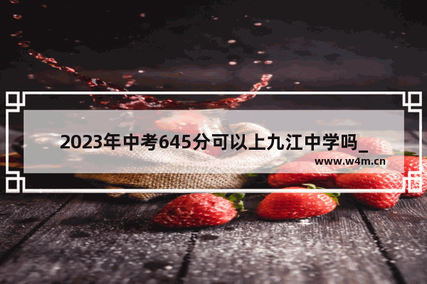 2023年中考645分可以上九江中学吗_2021年江西九江定向师范录取分数线