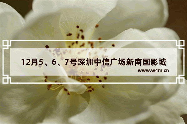 12月5、6、7号深圳中信广场新南国影城有什么电影 深圳电影院最新电影多少钱