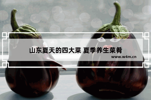 山东夏天的四大菜 夏季养生菜肴