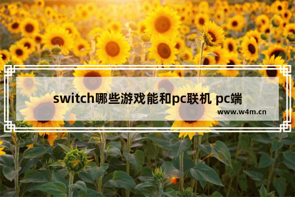 switch哪些游戏能和pc联机 pc端联机游戏推荐