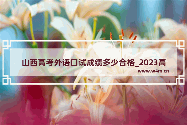 山西高考外语口试成绩多少合格_2023高考278分在2022年是什么位次山西