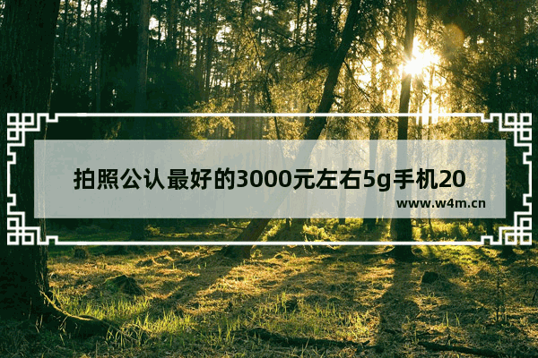 拍照公认最好的3000元左右5g手机2021 华为三千以上5g手机推荐