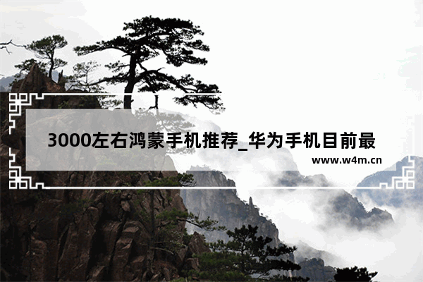 3000左右鸿蒙手机推荐_华为手机目前最值得入手的一款300元以内