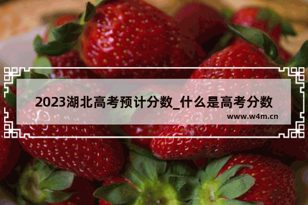 2023湖北高考预计分数_什么是高考分数线、控制线、投挡线和录取线