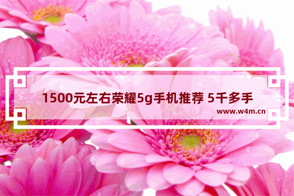 1500元左右荣耀5g手机推荐 5千多手机推荐哪款