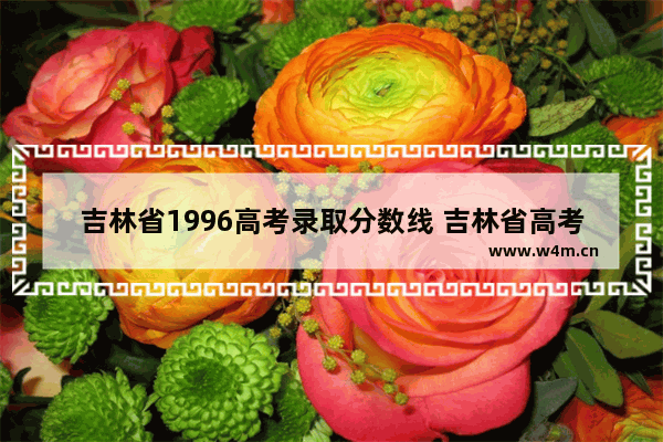 吉林省1996高考录取分数线 吉林省高考分数线最高