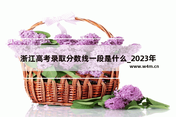 浙江高考录取分数线一段是什么_2023年浙江省高考534分算什么水平