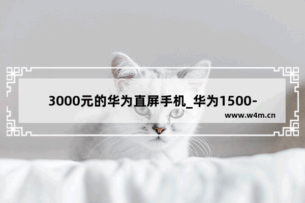 3000元的华为直屏手机_华为1500-2000左右手机哪个最好