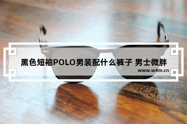 黑色短袖POLO男装配什么裤子 男士微胖穿搭成熟风夏季