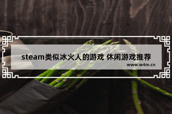 steam类似冰火人的游戏 休闲游戏推荐冰火女孩