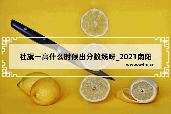 社旗一高什么时候出分数线呀_2021南阳中考含体育的分数线多少