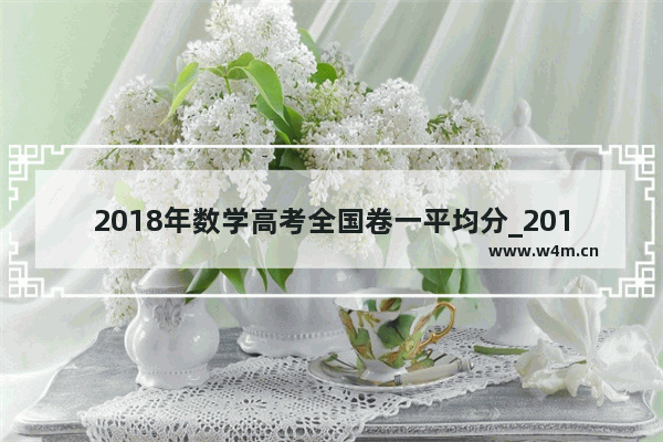 2018年数学高考全国卷一平均分_2018高考理综分数线