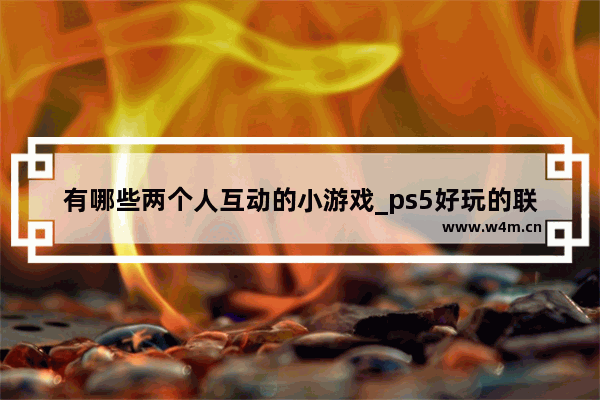 有哪些两个人互动的小游戏_ps5好玩的联网游戏