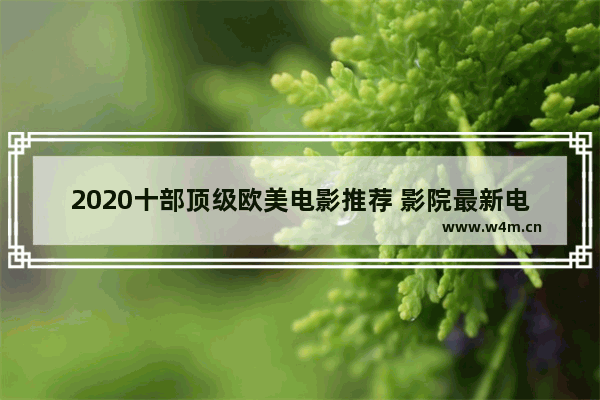 2020十部顶级欧美电影推荐 影院最新电影评分榜