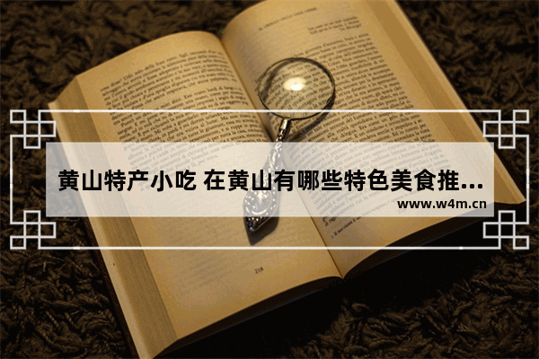 黄山特产小吃 在黄山有哪些特色美食推荐一下