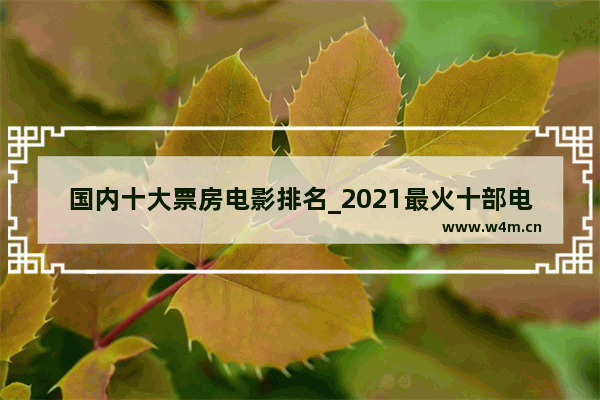 国内十大票房电影排名_2021最火十部电影国产