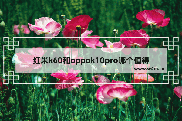 红米k60和oppok10pro哪个值得入手 一千元手机推荐红米哪款好