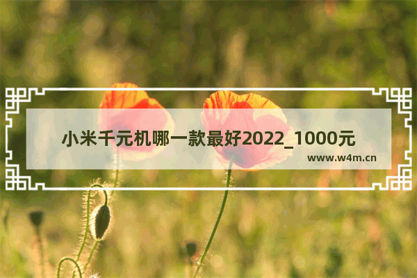 小米千元机哪一款最好2022_1000元最具性价比的二手手机