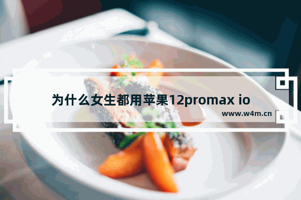 为什么女生都用苹果12promax ios女生休闲游戏推荐