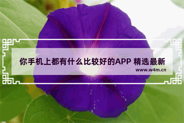 你手机上都有什么比较好的APP 精选最新电影有哪些名字呢