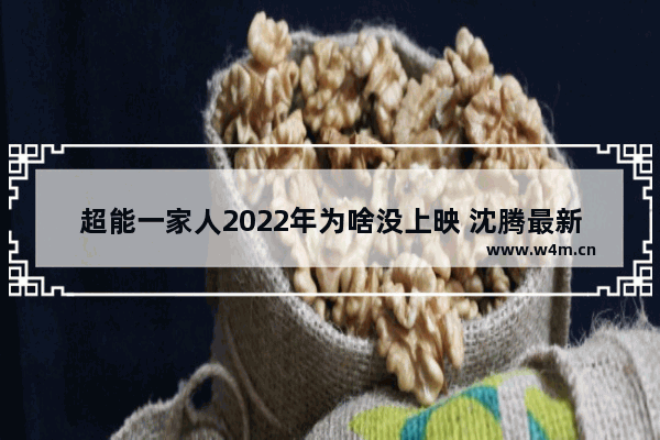 超能一家人2022年为啥没上映 沈腾最新电影撤档