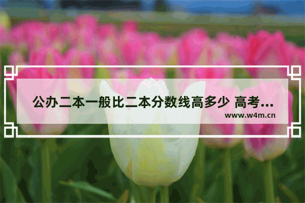 公办二本一般比二本分数线高多少 高考分数线和二本差距