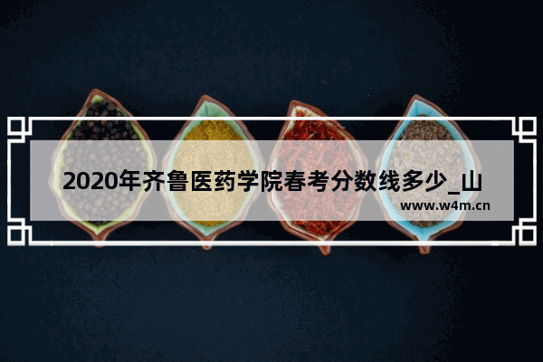 2020年齐鲁医药学院春考分数线多少_山东高考350分能考上什么好的大专