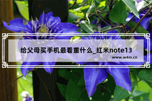 给父母买手机最看重什么_红米note13pro+适合送父母吗