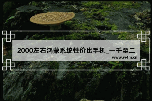 2000左右鸿蒙系统性价比手机_一千至二千元手机推荐哪款