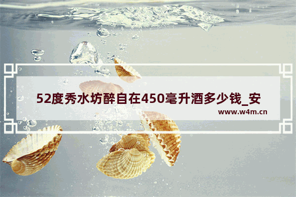 52度秀水坊醉自在450毫升酒多少钱_安徽金迎驾人参枸杞酒多少钱一瓶