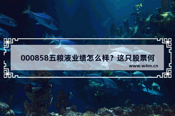 000858五粮液业绩怎么样？这只股票何时才可以买 五粮液白酒股票