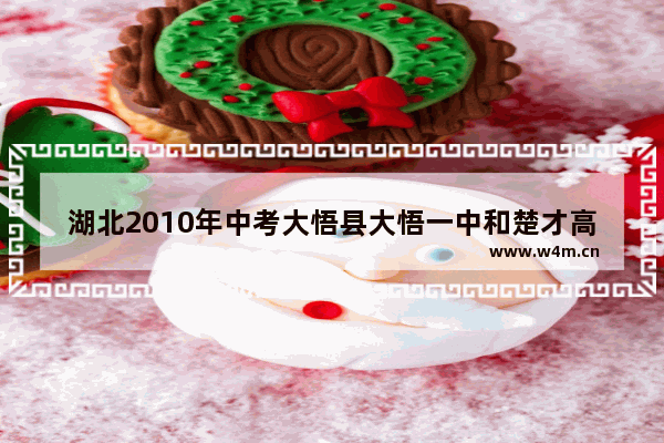 湖北2010年中考大悟县大悟一中和楚才高中的录取分数线是多少_2023孝感一中预计分数线