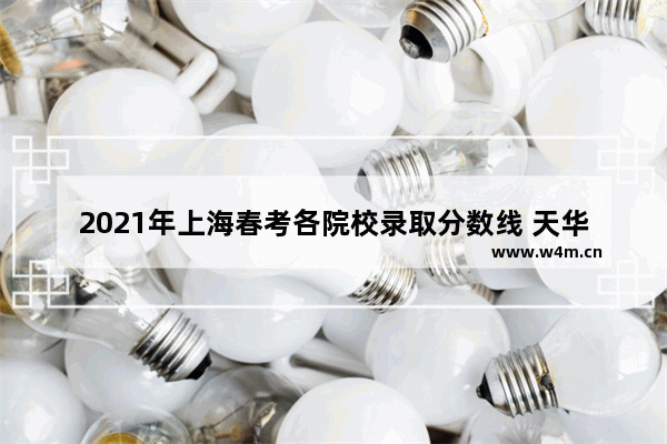 2021年上海春考各院校录取分数线 天华2019年高考分数线