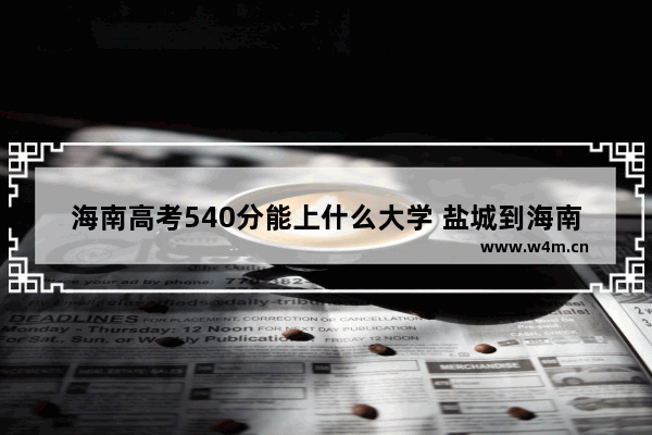 海南高考540分能上什么大学 盐城到海南高考分数线多少