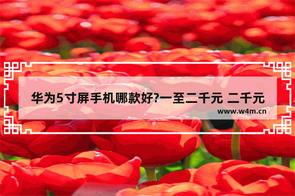 华为5寸屏手机哪款好?一至二千元 二千元以内华为手机推荐哪款最好