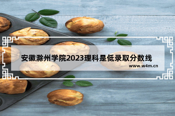 安徽滁州学院2023理科是低录取分数线 安徽滁州高考分数线是多少