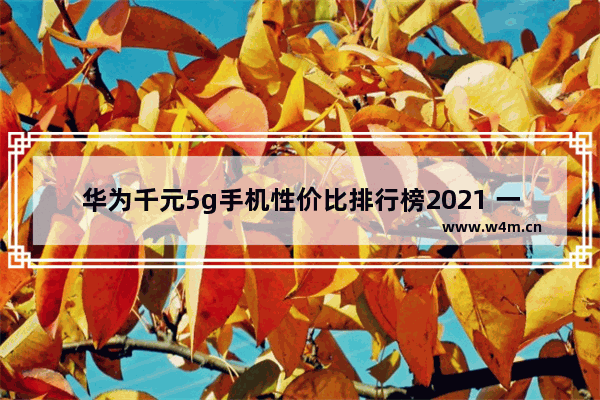 华为千元5g手机性价比排行榜2021 一千左右元5g华为手机推荐性价比高