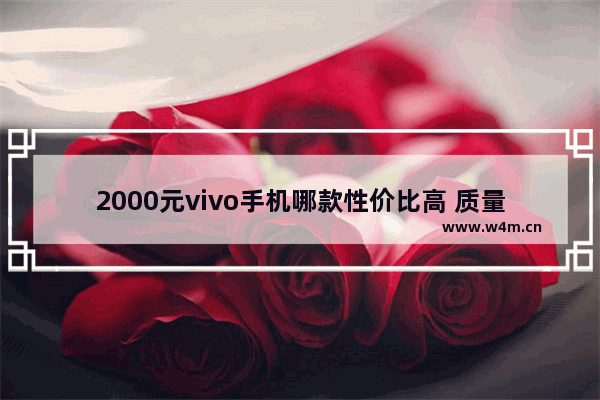 2000元vivo手机哪款性价比高 质量好2021年 二千多手机推荐全新