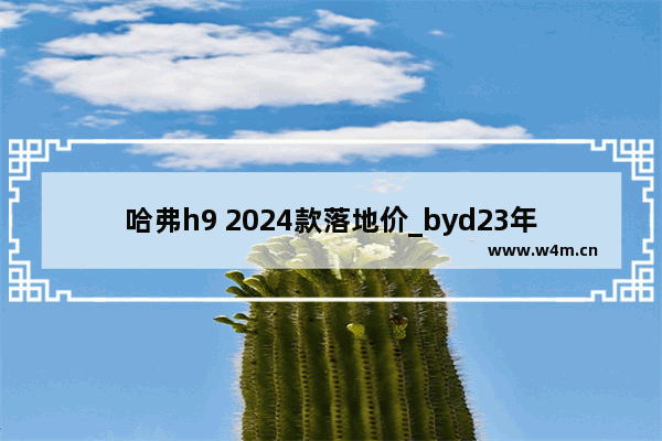 哈弗h9 2024款落地价_byd23年出哪些车型