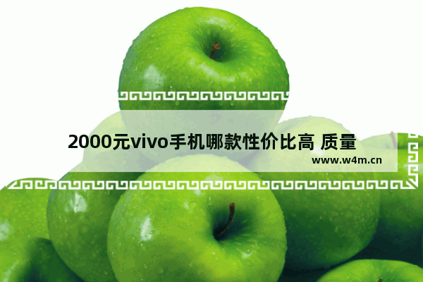 2000元vivo手机哪款性价比高 质量好2021年_二钱多手机推荐几部