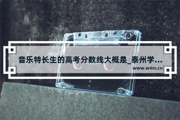 音乐特长生的高考分数线大概是_泰州学院2023年音乐类专业录取分数线是多少呢