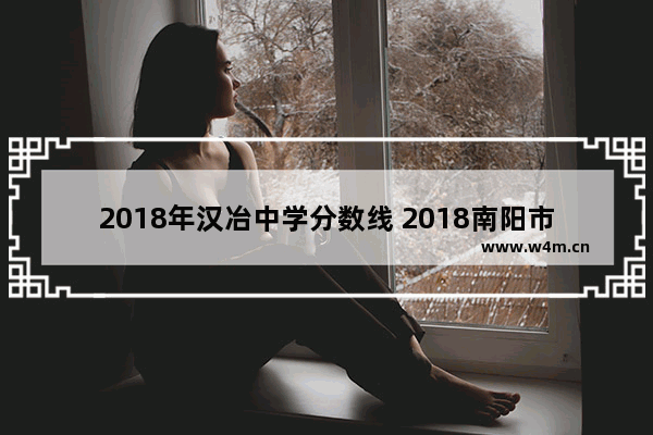 2018年汉冶中学分数线 2018南阳市高考分数线