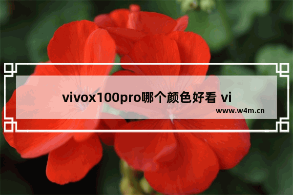 vivox100pro哪个颜色好看 vivo好看手机推荐女生用