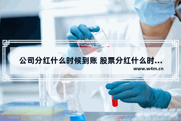 公司分红什么时候到账 股票分红什么时候到帐什么时候可以卖