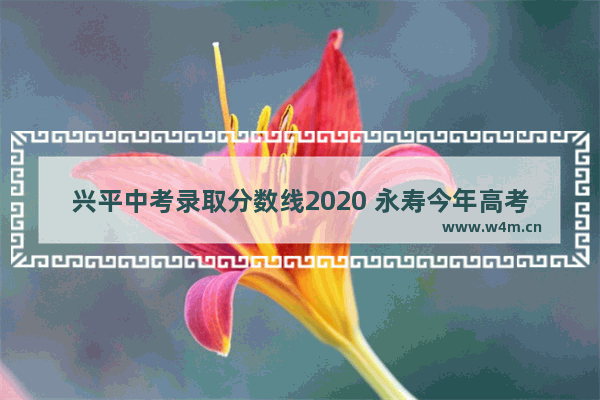 兴平中考录取分数线2020 永寿今年高考分数线多少