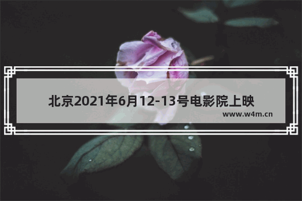 北京2021年6月12-13号电影院上映什么电影_2015到2021电影院上映的电影