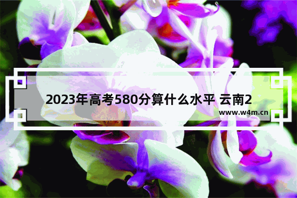 2023年高考580分算什么水平 云南2023高考分数线预估表