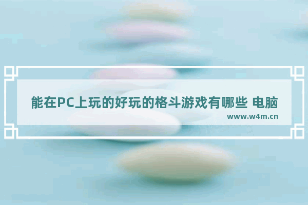 能在PC上玩的好玩的格斗游戏有哪些 电脑格斗游戏推荐