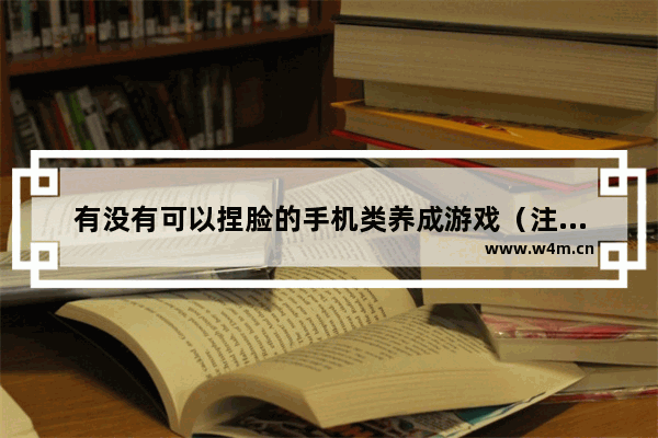 有没有可以捏脸的手机类养成游戏（注意是手机游戏） 好玩的游戏推荐女生捏脸换装不登录