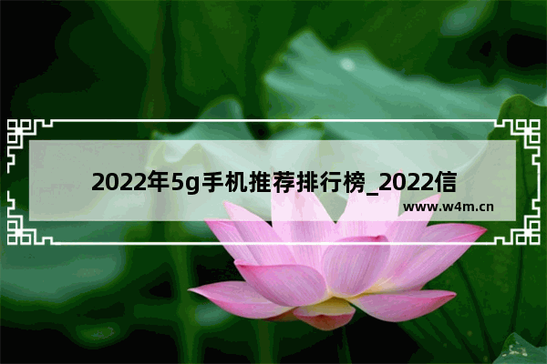 2022年5g手机推荐排行榜_2022信号最强5g手机排行榜